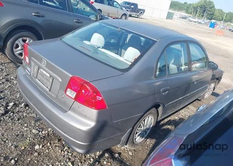2004 Honda Civic Lx z USA, uszkodzony, nr VIN 2HGES165X4H558532